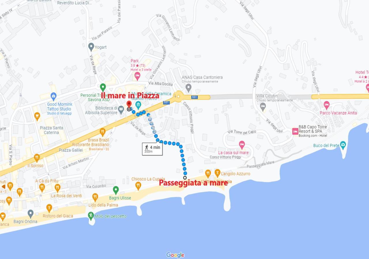 Appartamento Il Mare In Piazza Albisola Superiore Esterno foto