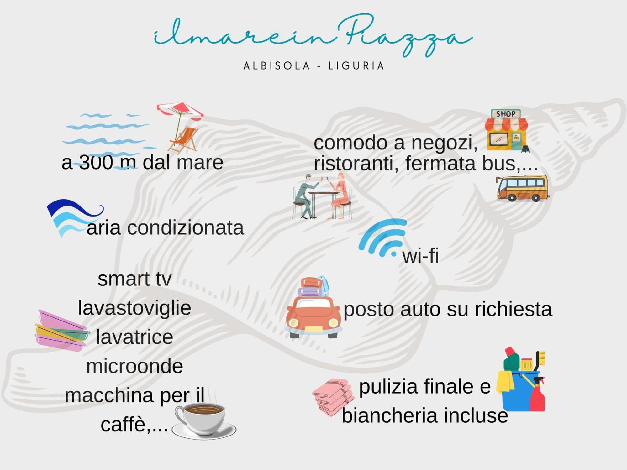 Appartamento Il Mare In Piazza Albisola Superiore Esterno foto
